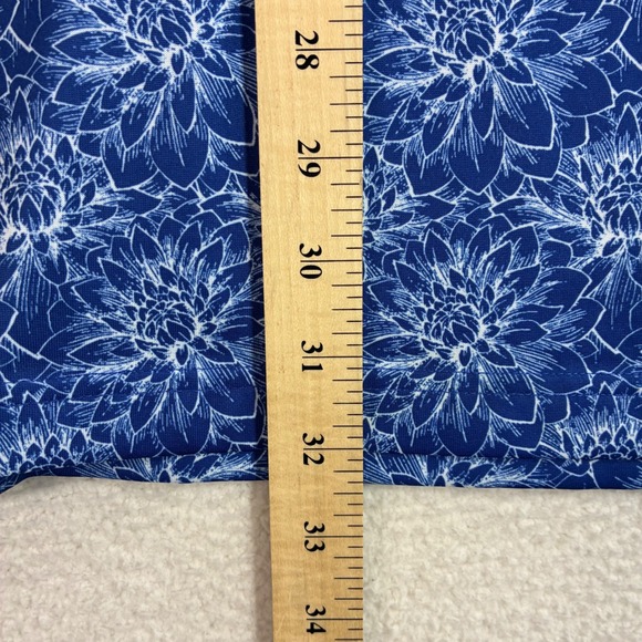 Donald Ross Philadelphia Cricket Club Golf Polo Shirt Men M Blue Floral AOP 1854 - Picture 7 of 8